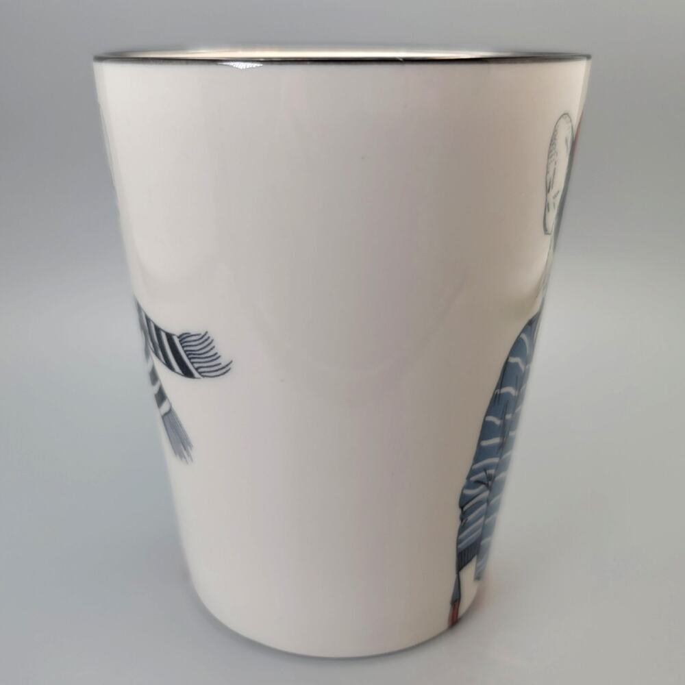 Hipster Frenchie in Glasses Anthropomorphic Animal Coffee Mug Signature 16.5 oz - Picture 3 of 11